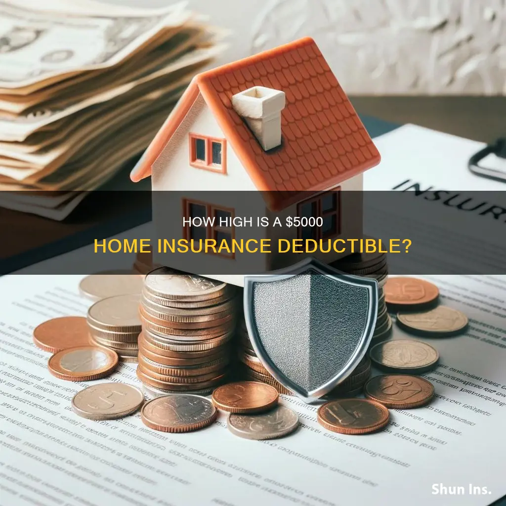 is a 5000 deductible high for homeowners insurance