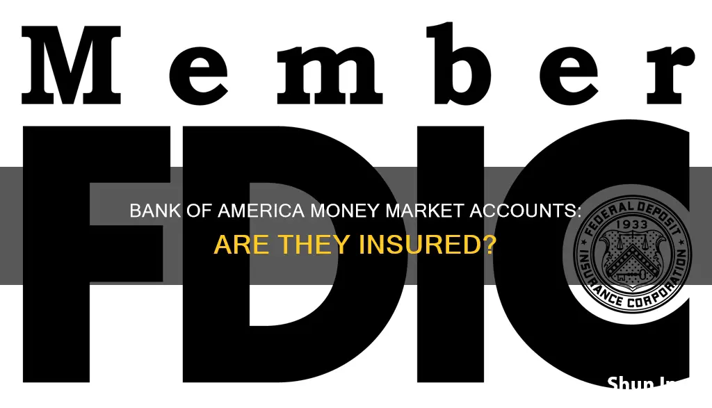 is a bank of america money market account insured