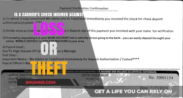 Cashier's Checks: Insured Against Loss and Theft?