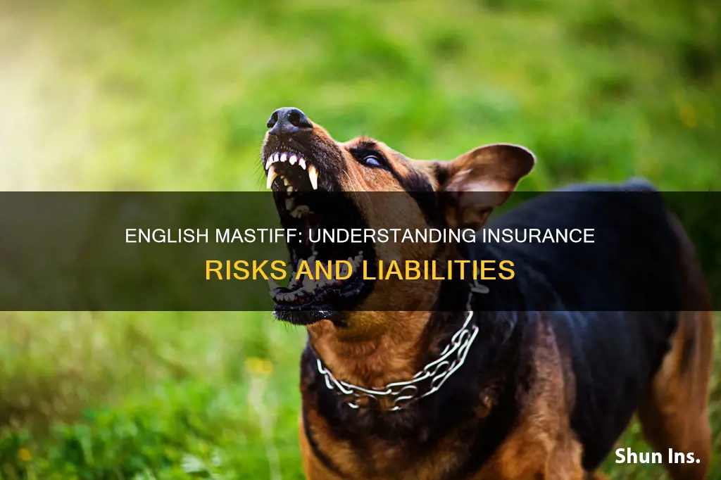 is a english mastiff a insurance risk