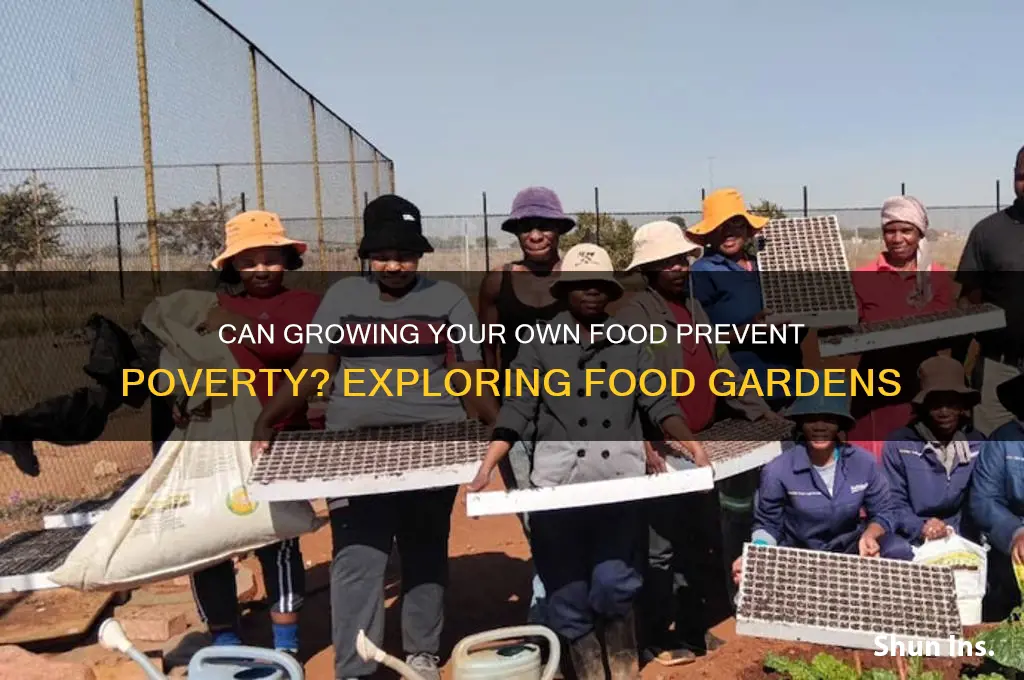 is a food garden insurance against living in poverty