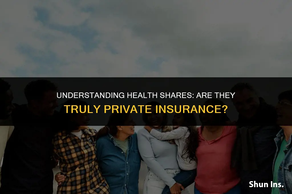 is a health share considered private insurance