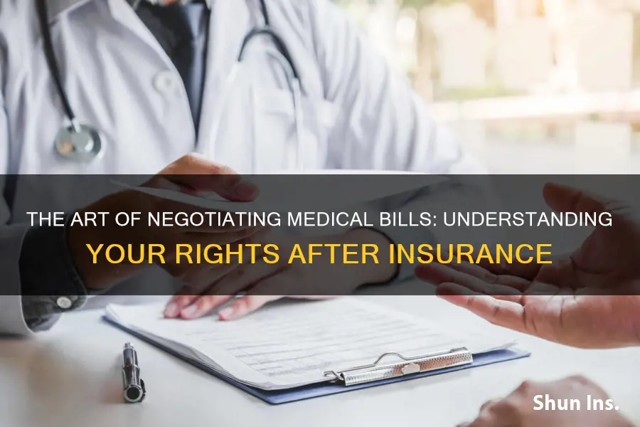 is a hospital bill negotiable after insurance