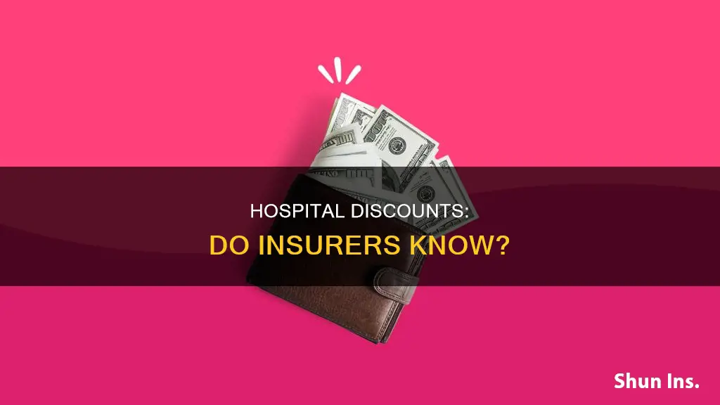 is a hospital discount reported to my insurance
