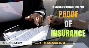 Is Your Insurance Declarations Page Proof of Insurance? Find Out
