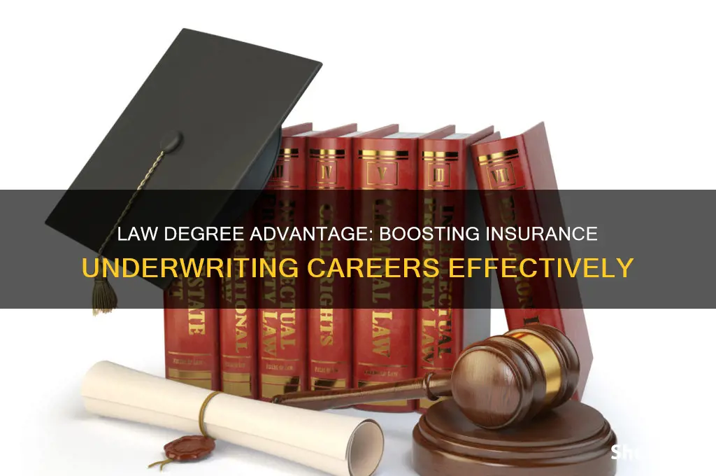 is a law degree helpful to be an insurance underwriter