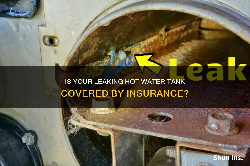 is a leaking hot water tank claimable on insurance