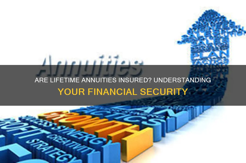 is a lifetime annuity insured