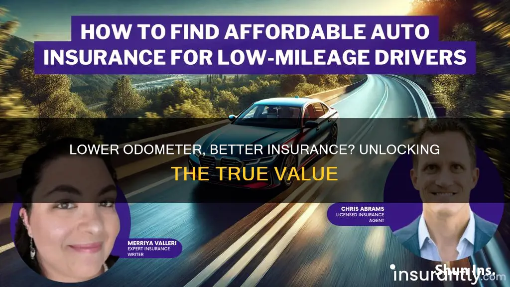 is a lower odometer reading better than higher insurance