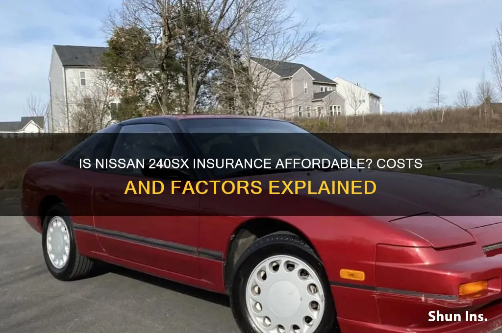 is a nissan 240sx insurance low