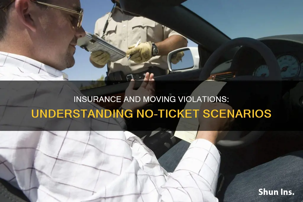 is a no insurance ticket a moving violation