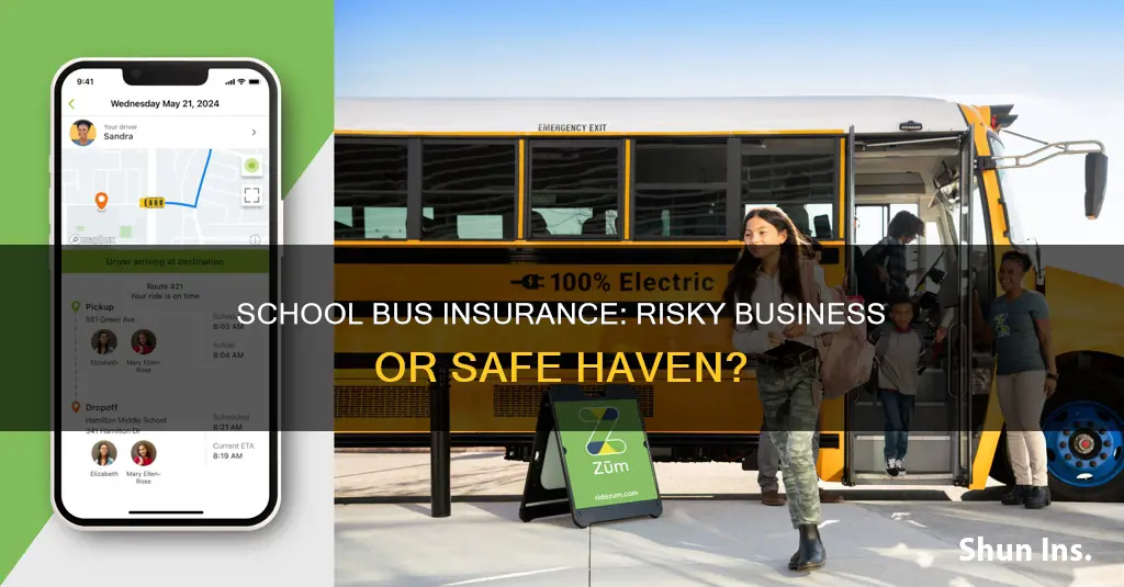 is a school bus and insurance risk