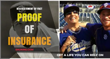 Is a Statement of Fact Proof of Insurance? Understanding the Difference