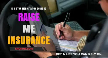How Stop Sign Citations Affect Your Insurance Rates
