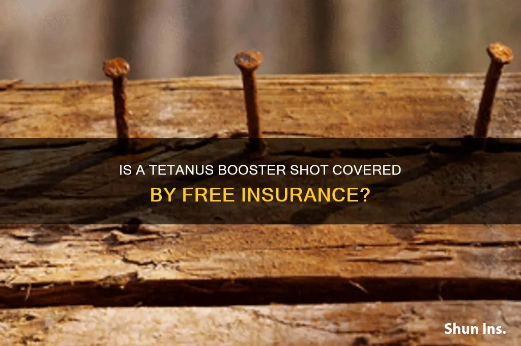 is a tetanus booster free insurance