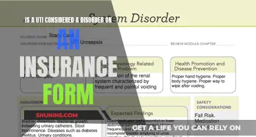 UTI: Insurance Form Disorder?