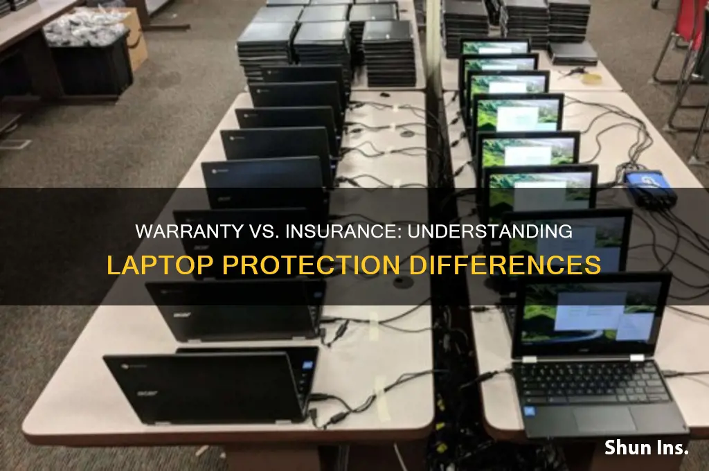 is a warranty the same as insurance on a laptop