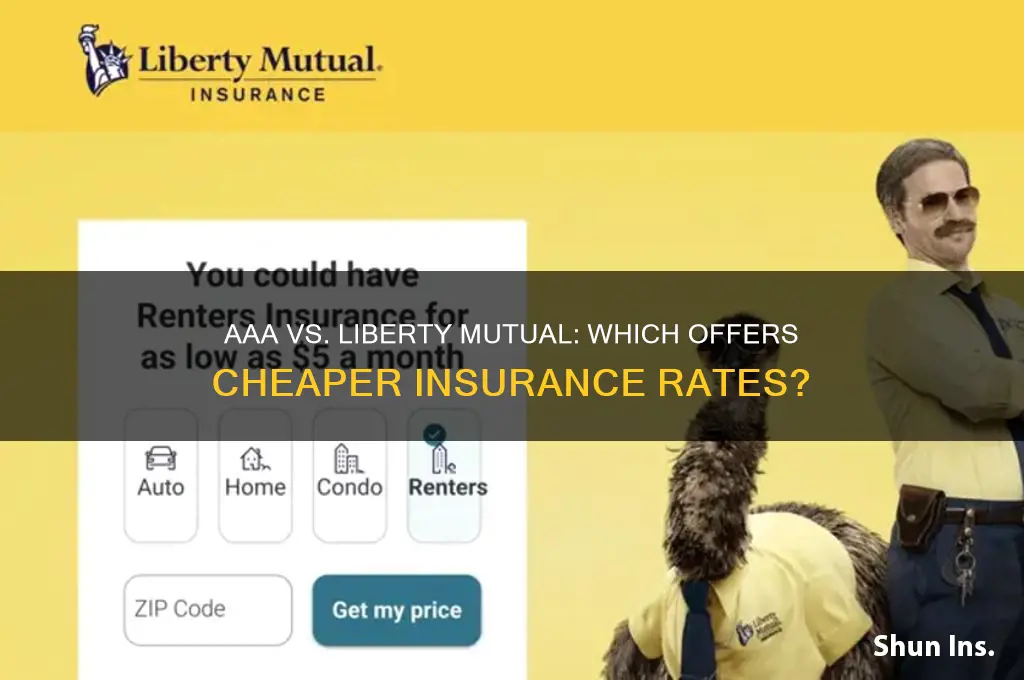 is aaa insurance less than liberty mutual