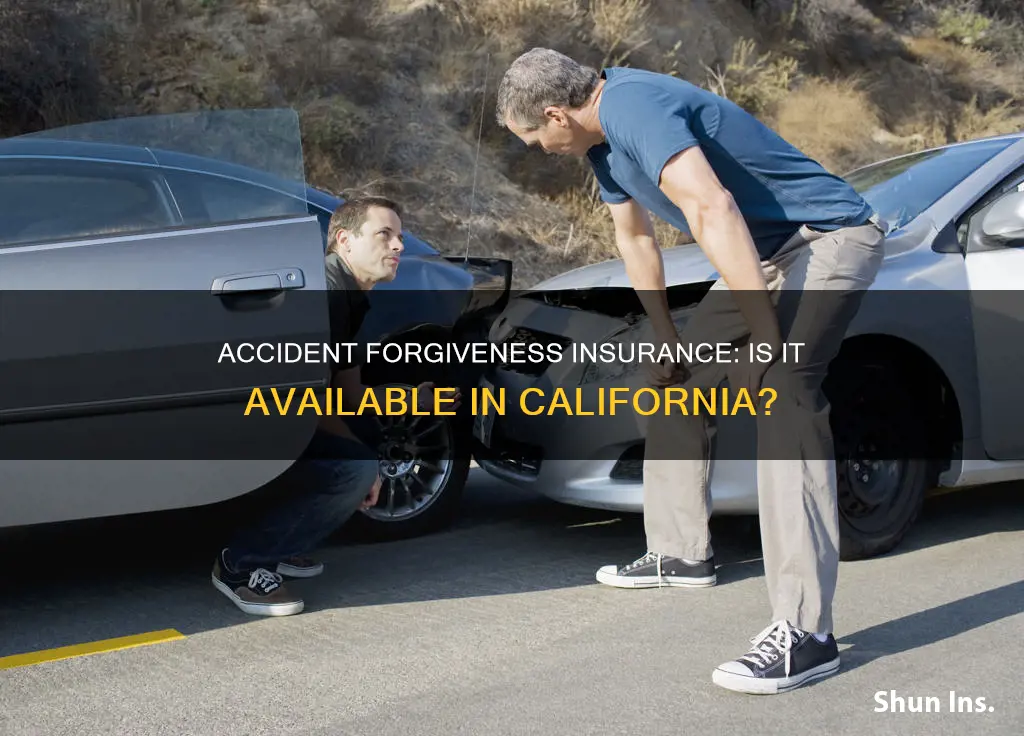 is accident forgiveness insurance available in calif