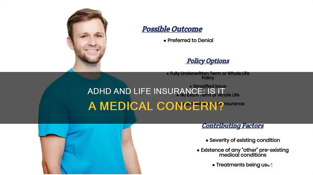 is adhd considered a medical condition for life insurance