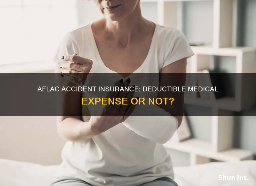 is aflac accident insurance deductible medical expense
