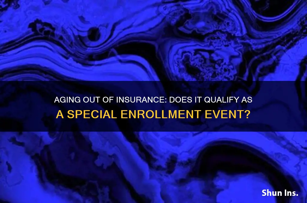 is aging out of insurance a qualifying event