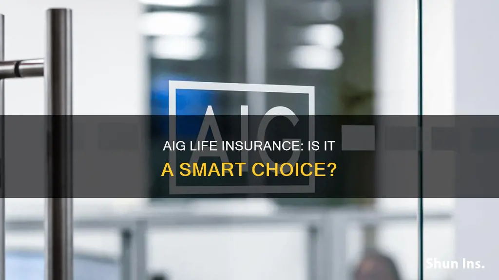 is aig a good life insurance