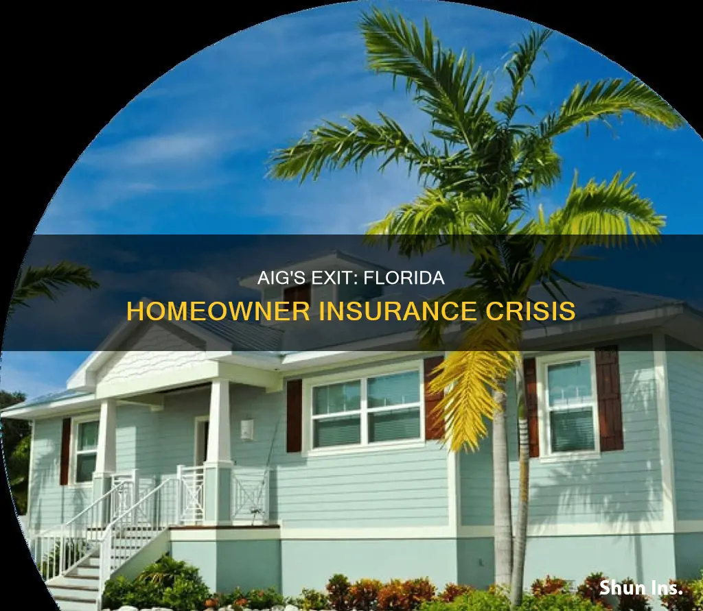 is aig dropping florida homeowner insurance