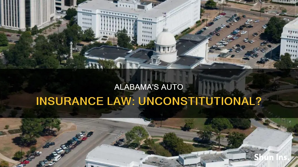 is alabamas mandatory auto insurance law consitutional