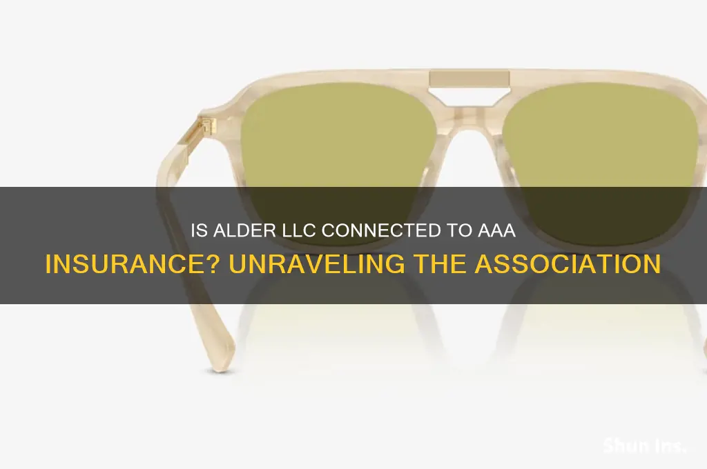 is alder llc associated with aaa insurance
