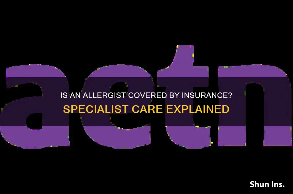 is allergist a specialist for insurance