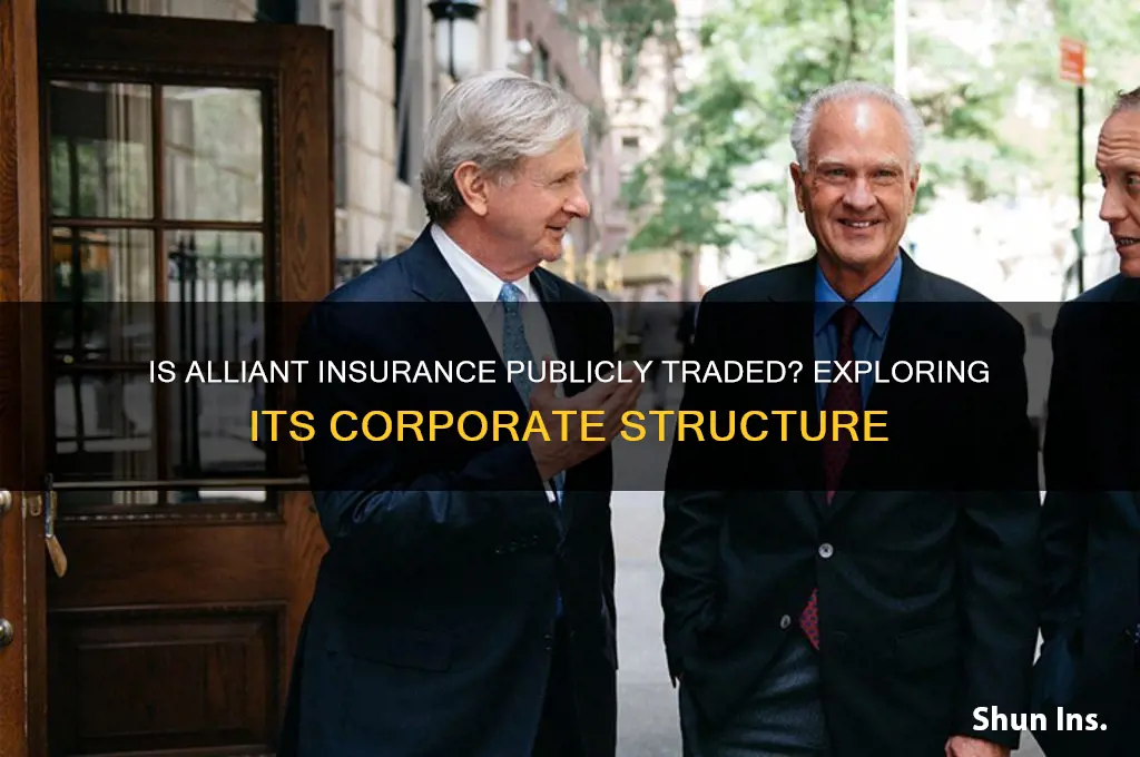is alliant insurance publicly traded