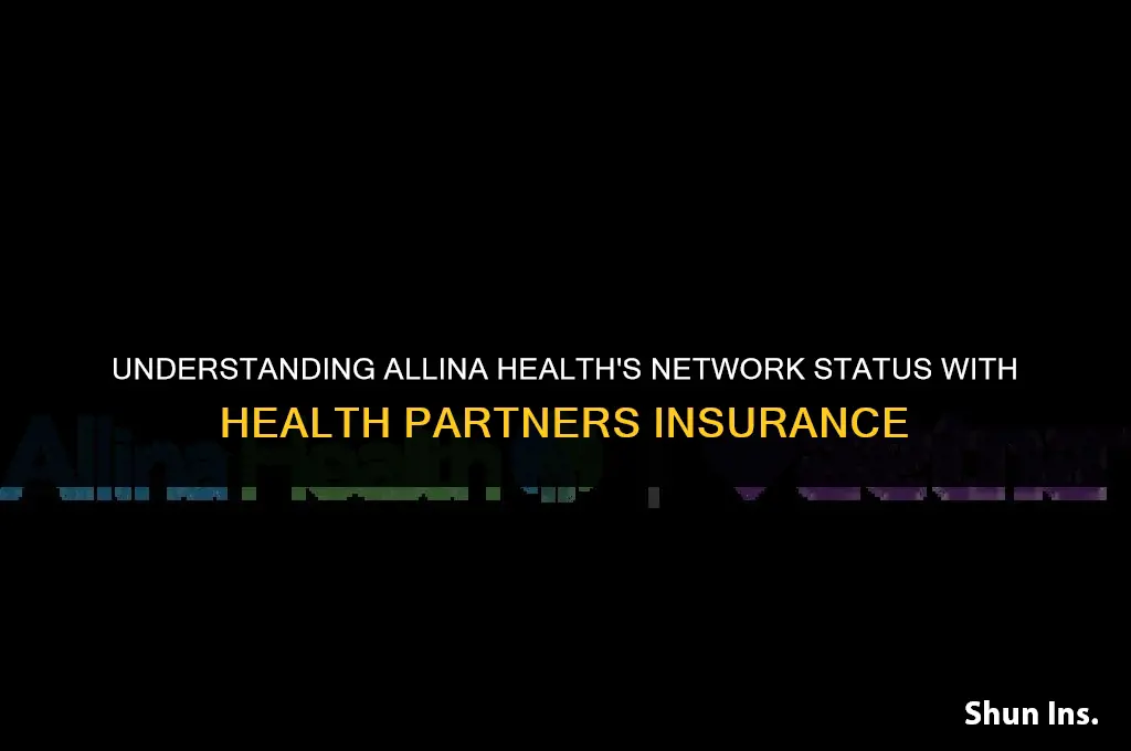 is allina health in-network for health partners insurance