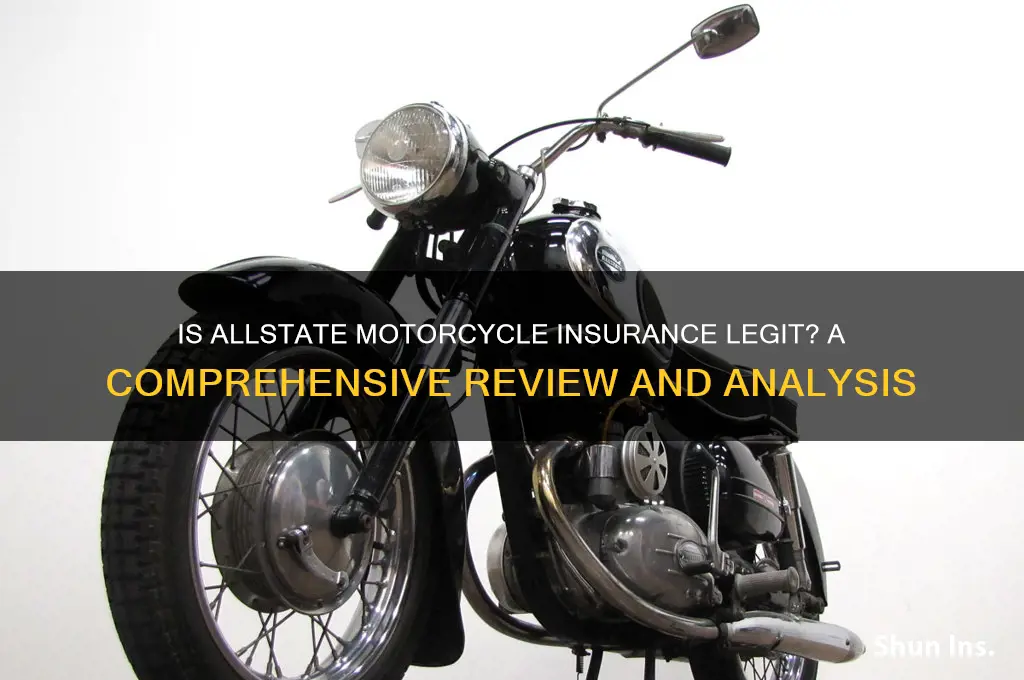 is allstate motorcycle insurance legit