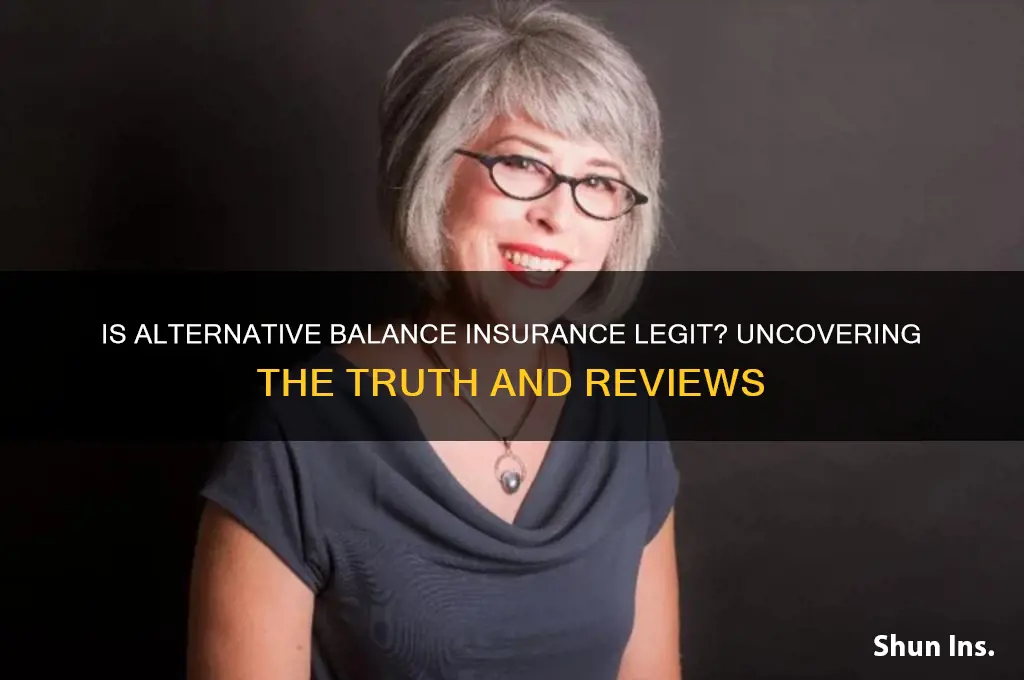 is alternative balance insurance legit