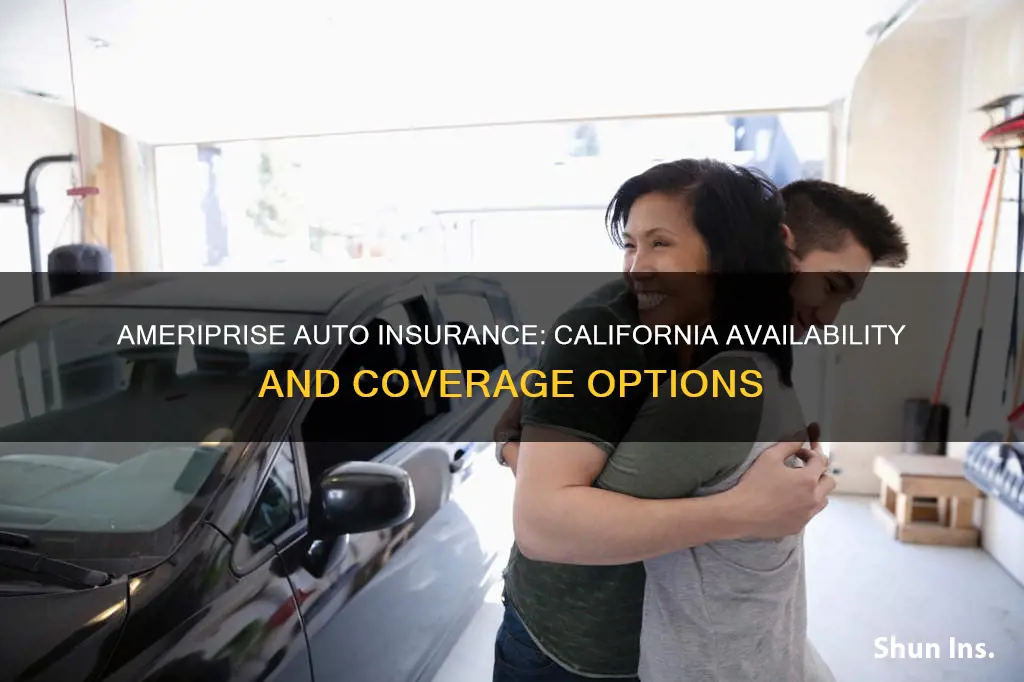 is ameriprise auto insurance available in California