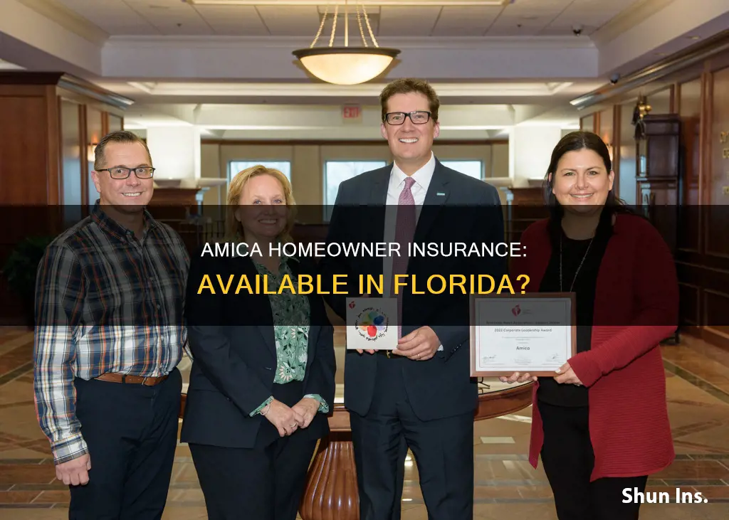 is amica homeowner insurance available in Florida