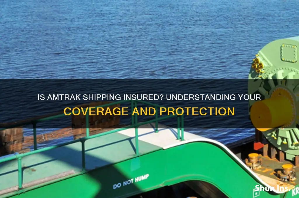 is amtrak shipping insured