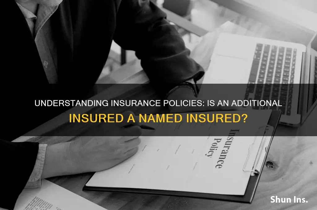 is an additional insured a named insured