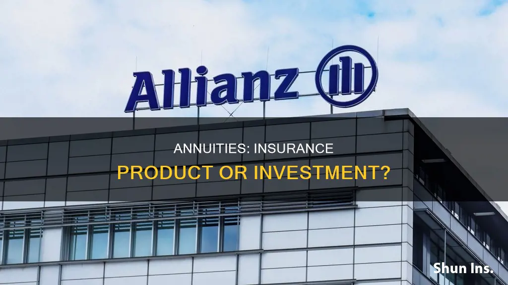 is an annuity a life insurance product