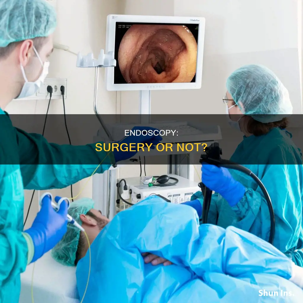 is an endoscopy considered surgery by insurance