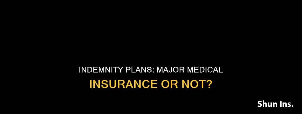 is an indemnity plan majore medical insurance