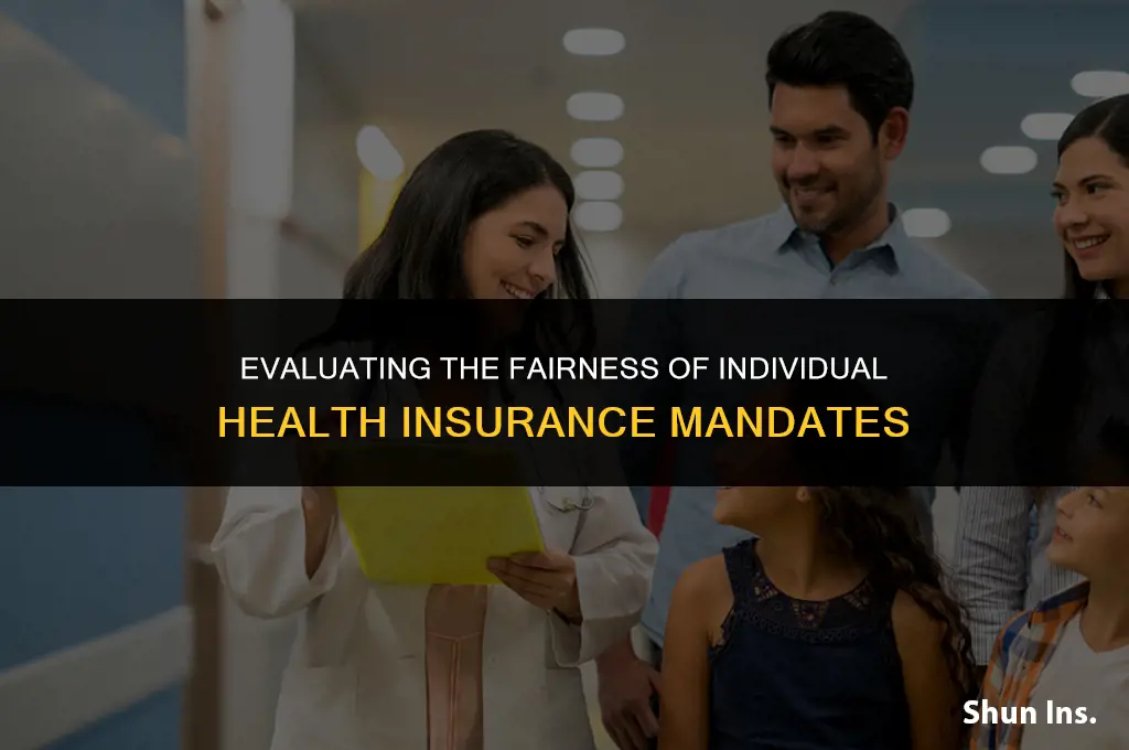 is an individual mandate to purchase health insurance fair