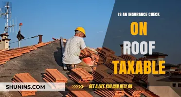 Roof Insurance Claims: Are Checks Taxable?