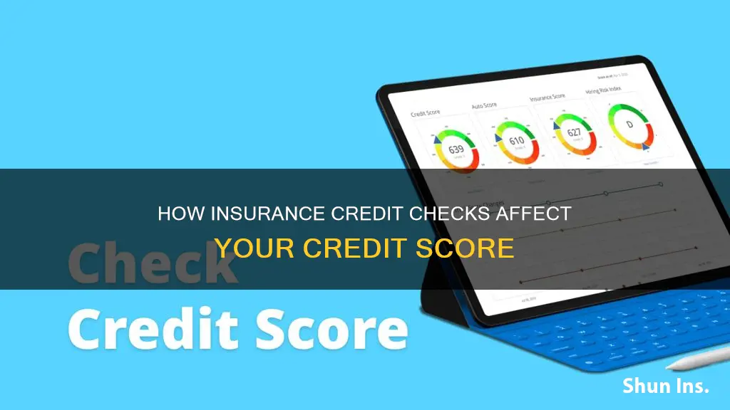 is an insurance credit check a hard hit