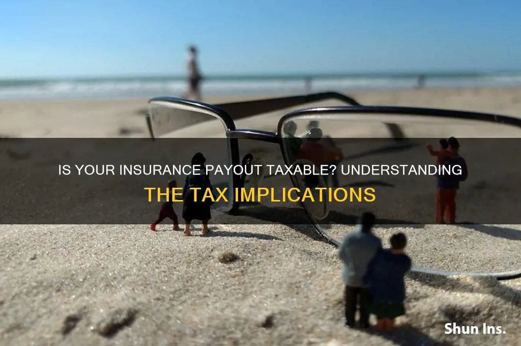 is an insurance payout taxable income