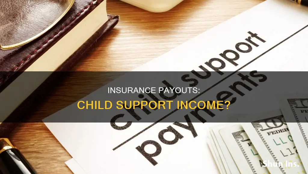 is an insurance settlement considered income for child support