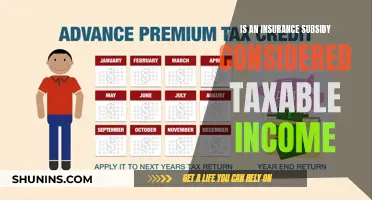 Insurance Subsidy: Taxable Income?