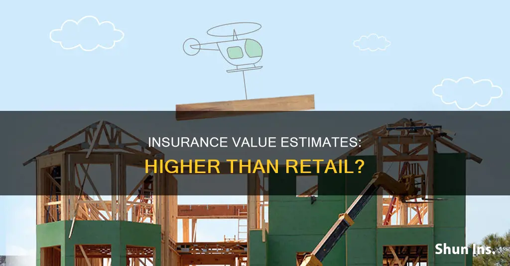 is an insurance value estimate higher than retail value