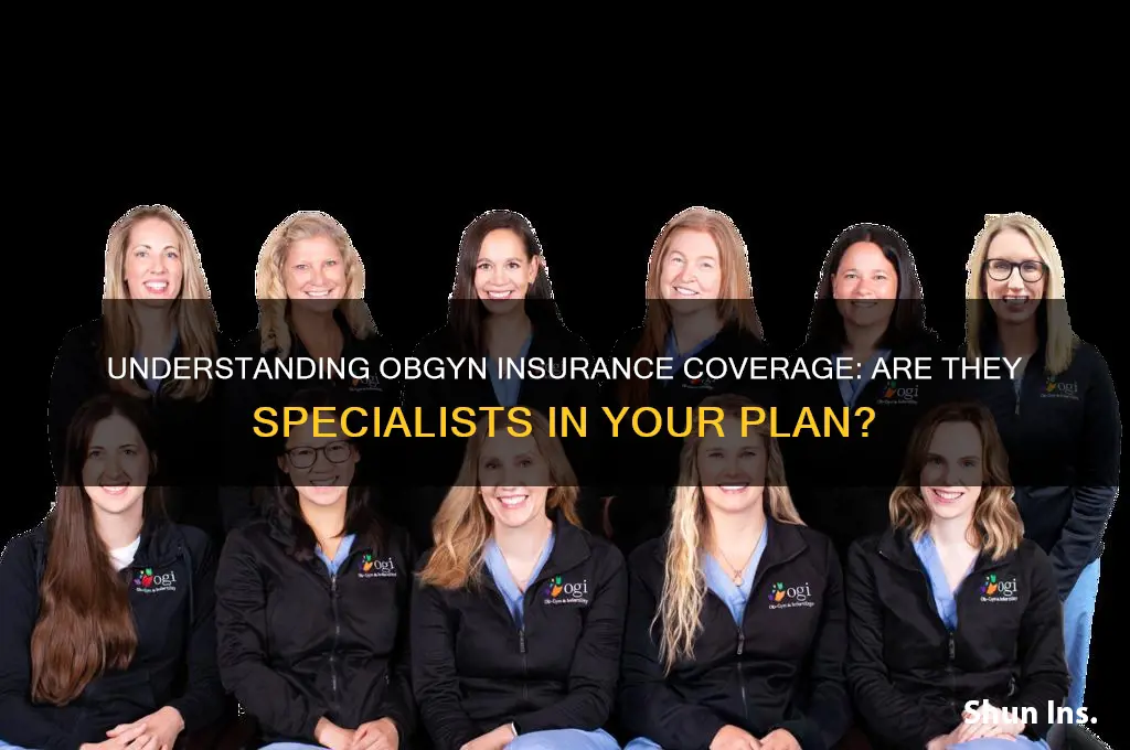 is an obgyn a specialist on insurance